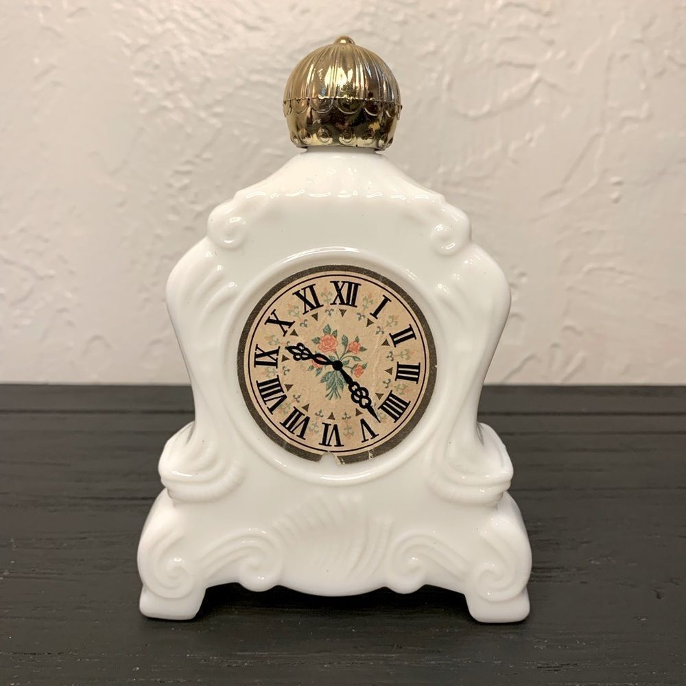 Vintage Avon Clock Bottle